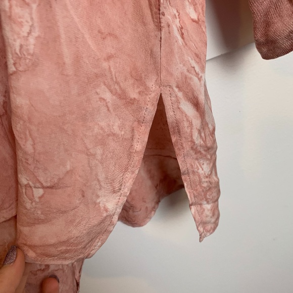 Red Haute Rust Abstract Quarter Sleeve Blouse - Picture 5 of 6